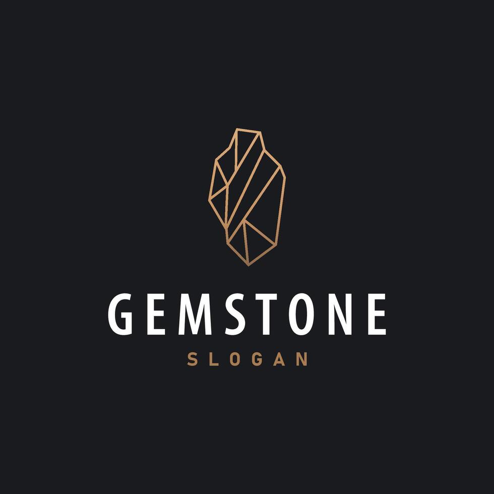 Gemstone Jewelry Logo, Design Template Symbol Illustration 4 vector