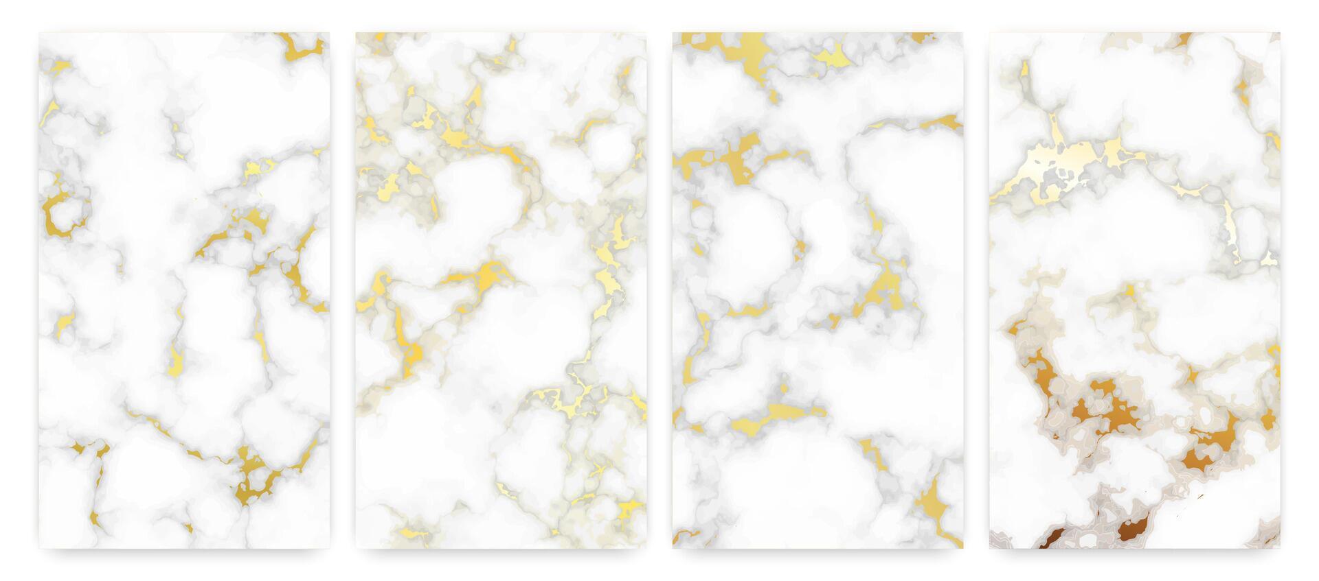 Gold marble texture background vector
