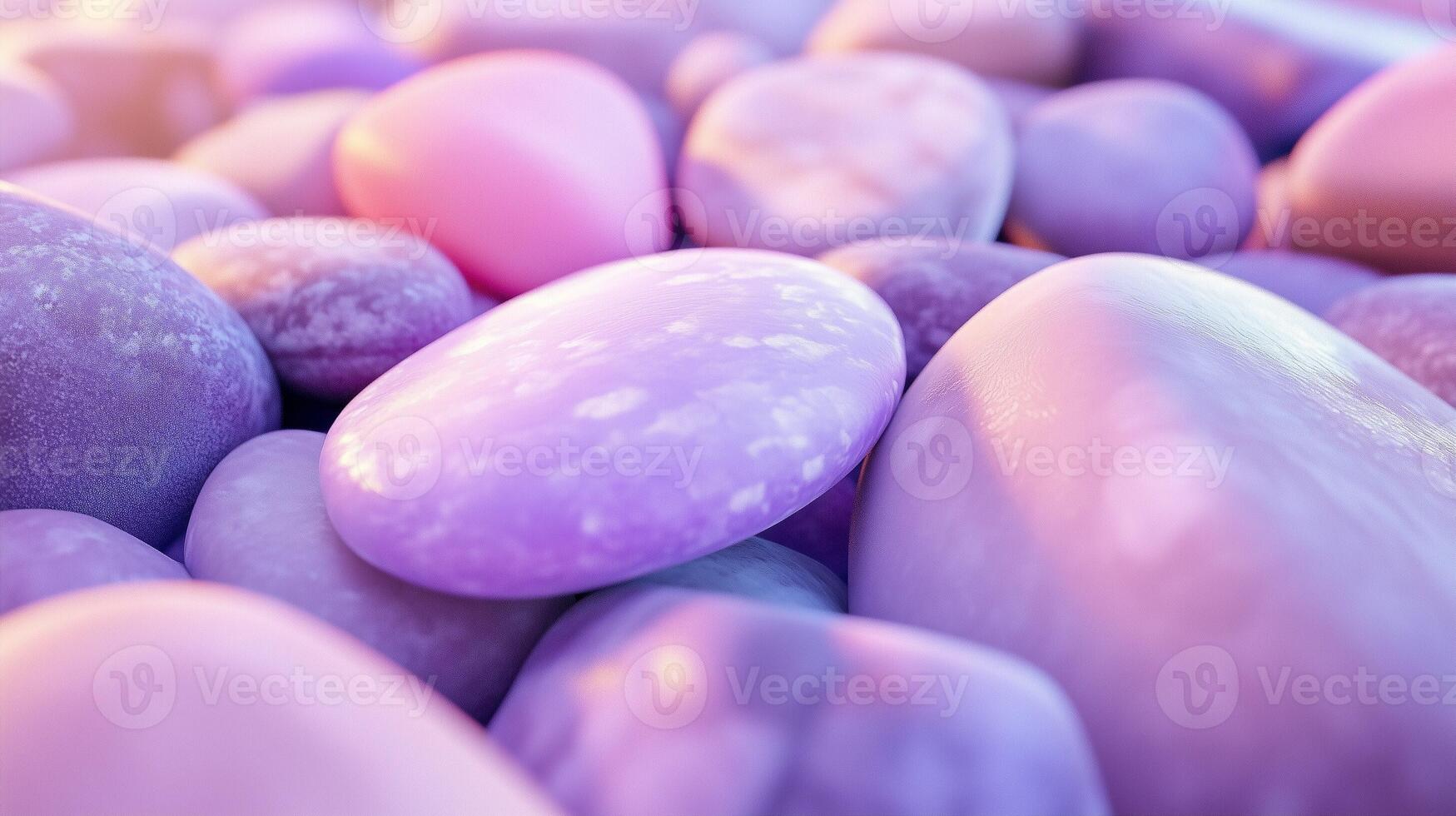 Abstract pattern purple gravel stones smooth glossy texture marble polished photo