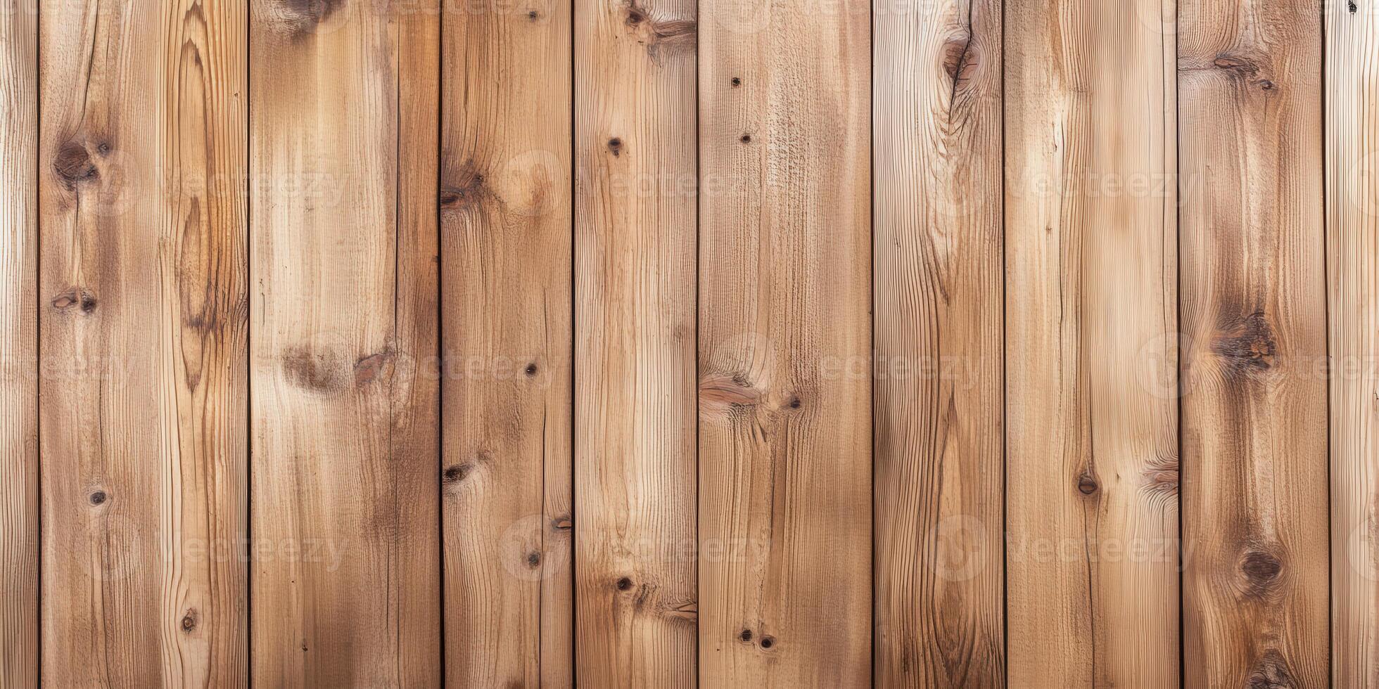 Natural wooden background with grain patterns and textures for design photo