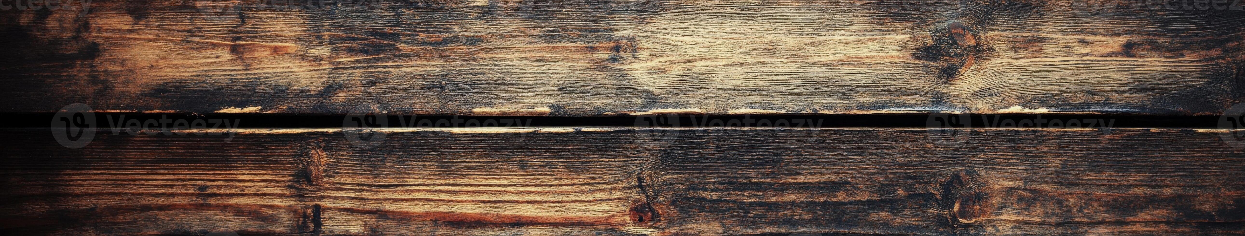 Rustic wooden background ideal for textured design and crafts photo