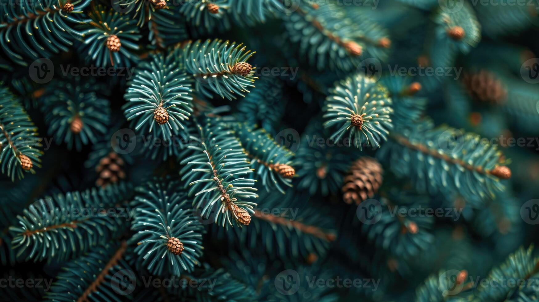 Christmas tree branches creating festive holiday background image photo