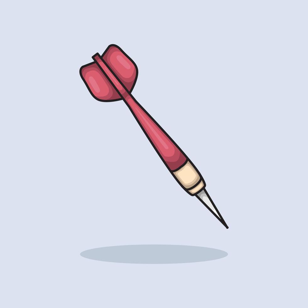 illustration Dart. design Arrow Dart. Arrow Dart dartboard design illustration and icon for website, digital and print vector