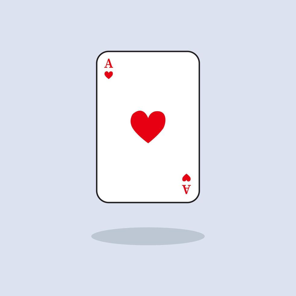 illustration Playing Cards. design Casino Cards. Casino Playing Cards design illustration and icon for website, digital and print vector