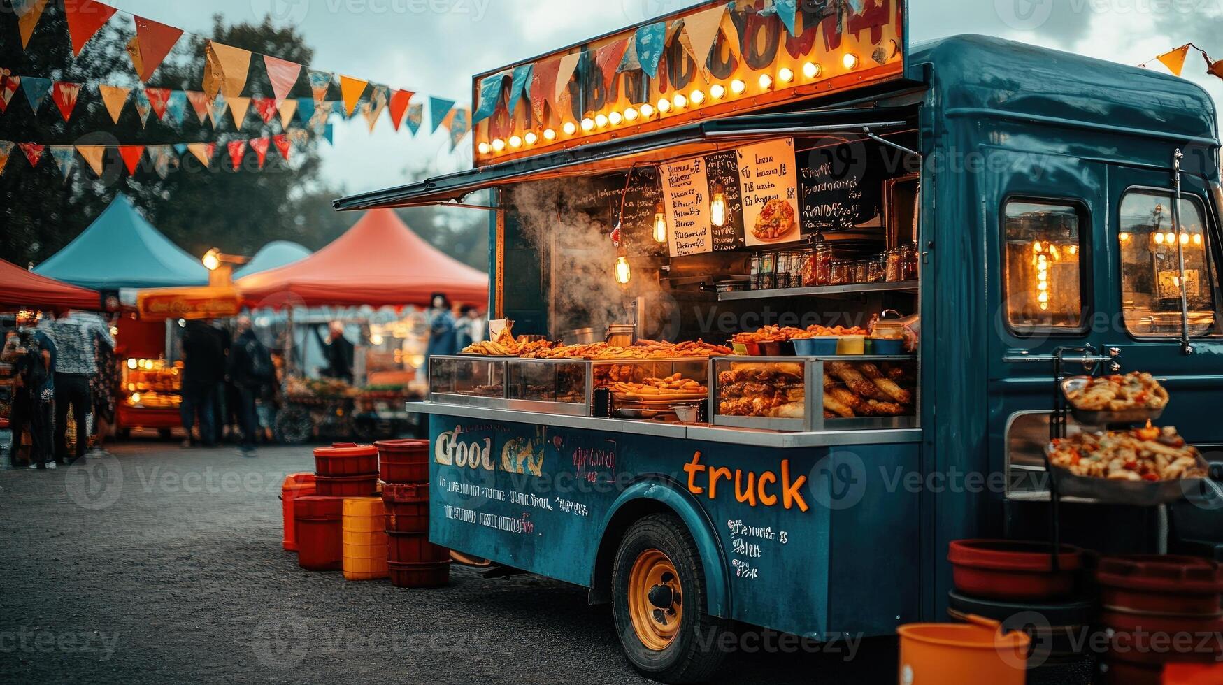 Street Food Truck Stock Photos, Images and Backgrounds for Free Download