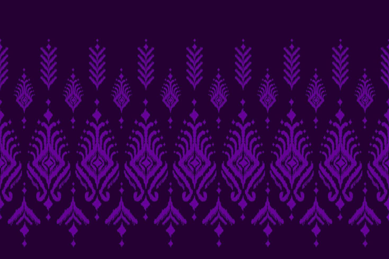 Purple motif beautiful art. Ikat ethnic seamless pattern in tribal. Aztec ornament print. Design for background, illustration, fabric, clothing, carpet, textile, batik, embroidery. vector