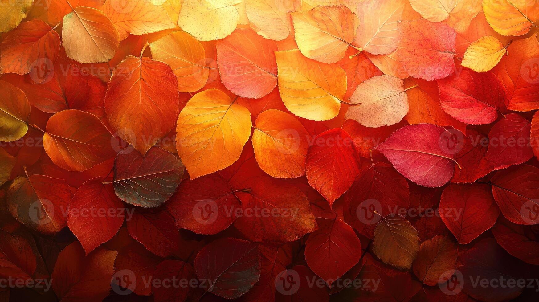 Autumn leaves background showing colorful fall foliage photo