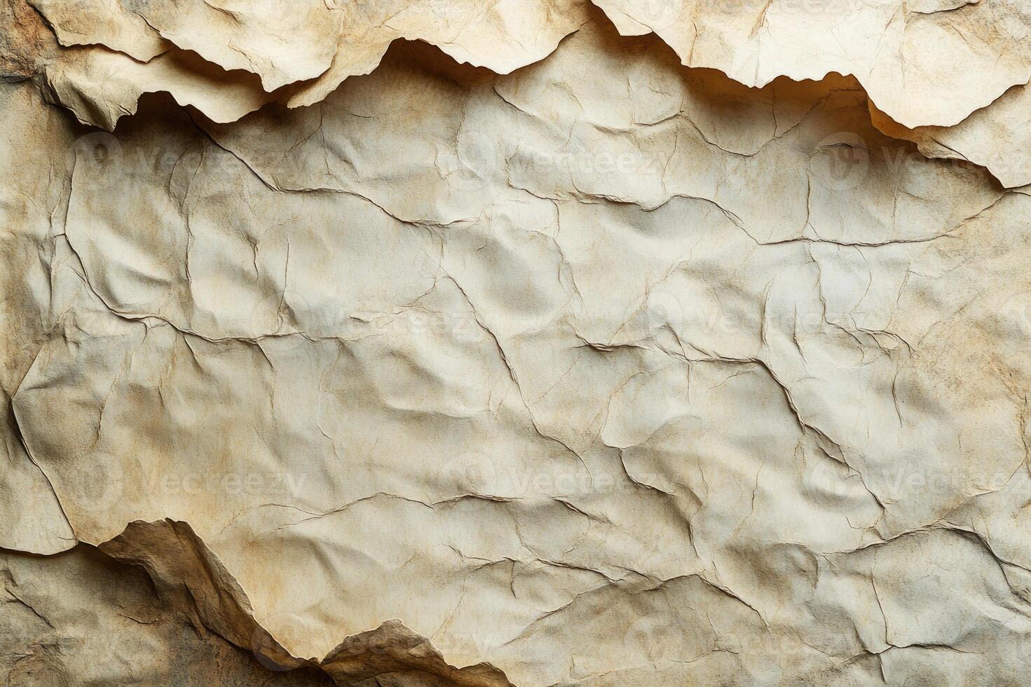 Crumpled paper is providing a textured background surface photo