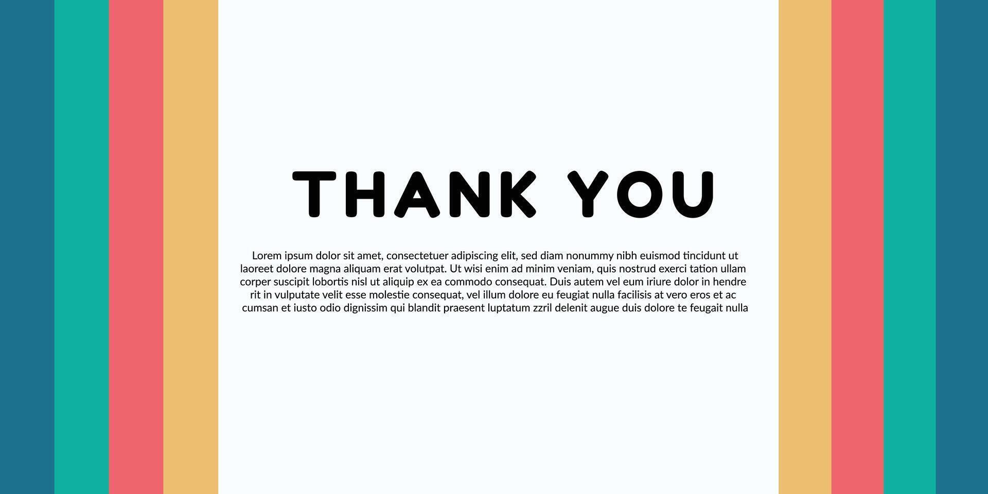 Abstract hand drawn organic shape with editable text wedding thank you card template vector