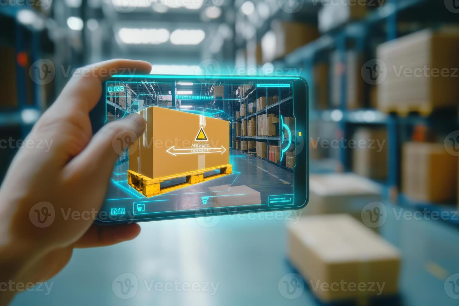 Leveraging augmented reality technology can significantly enhance the efficiency of package tracking and logistics management within the modern and complex supply chain system in todays economy photo