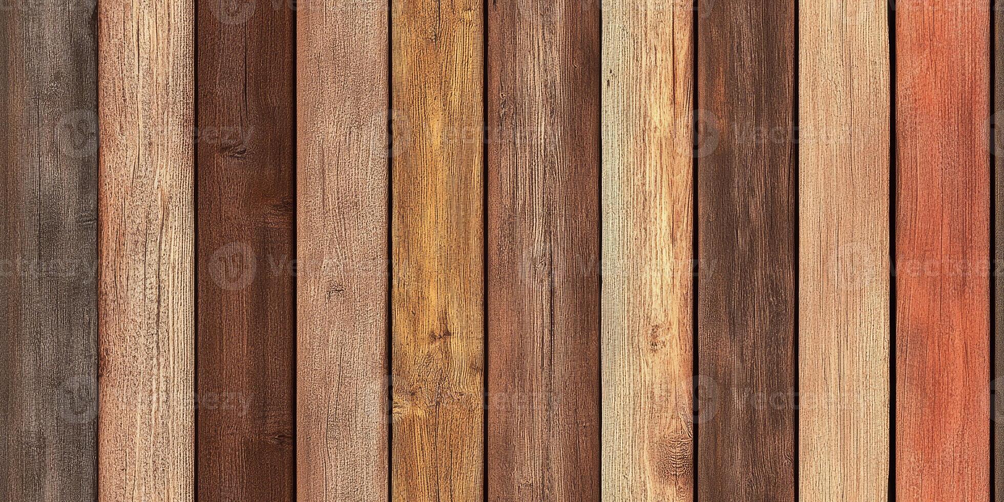 This beautifully crafted, seamless pattern of fluted wood panels in inviting warm brown tones is perfect for creating an acoustic design that truly enhances and elevates natural aesthetics photo