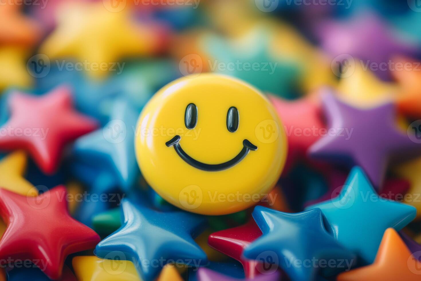 Explore the joy and impact of positive feedback in business, highlighting achievement recognition and wellbeing through cheerful icons and star ratings to boost engagement and motivation photo