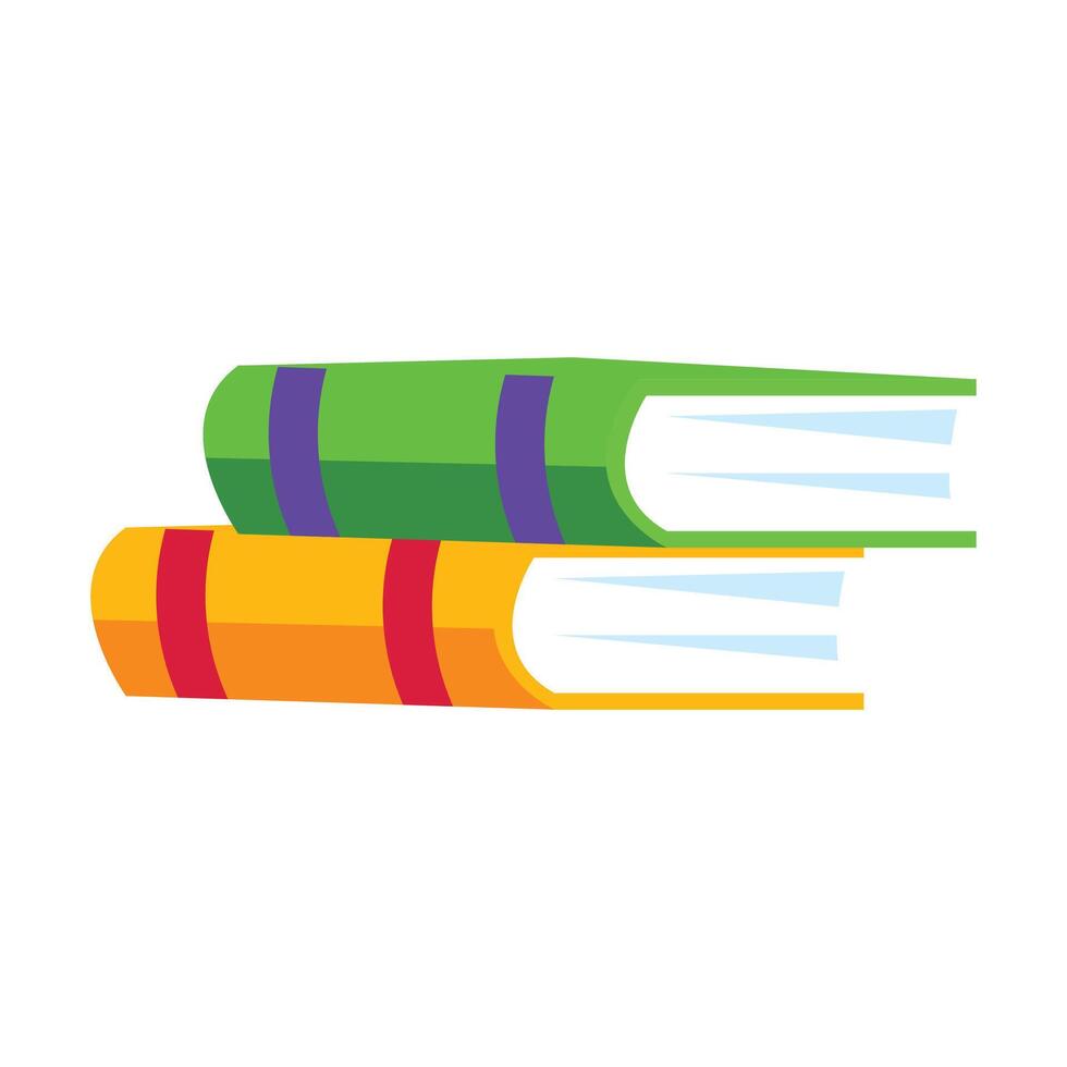 Library text books education icon on white background vector