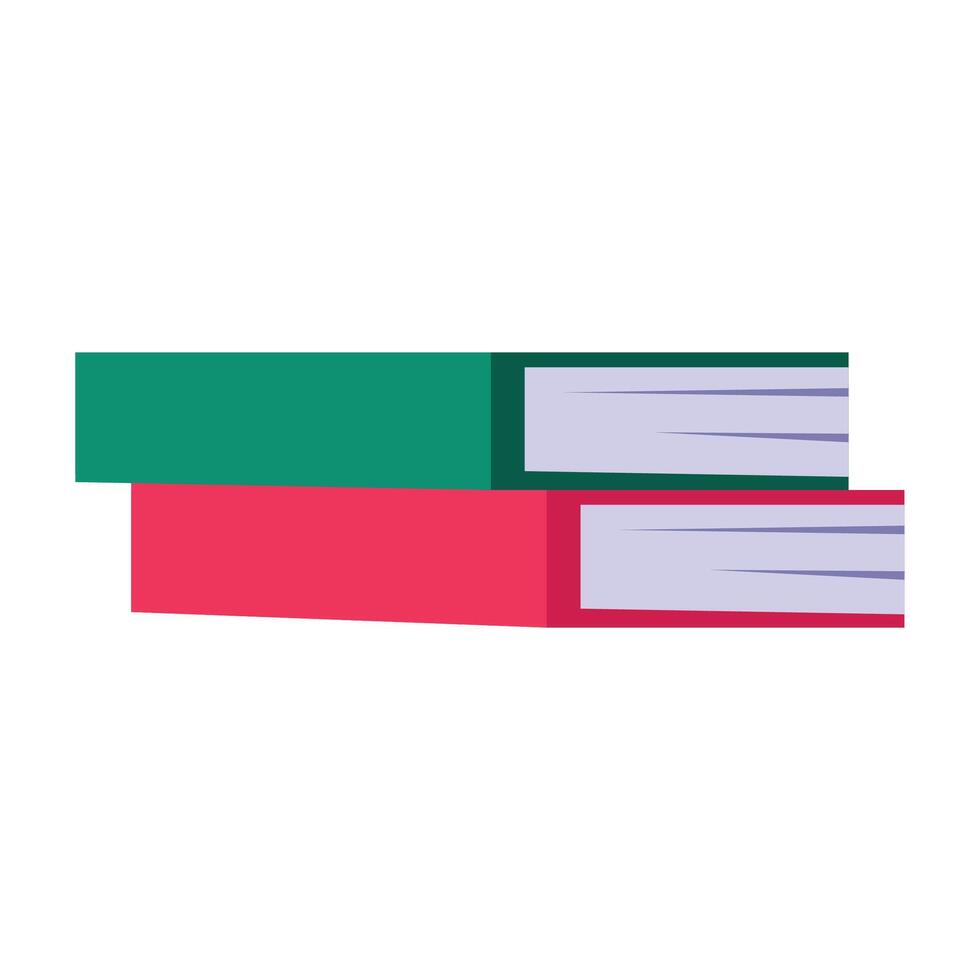 Realistic books illustration isolated on a white background vector