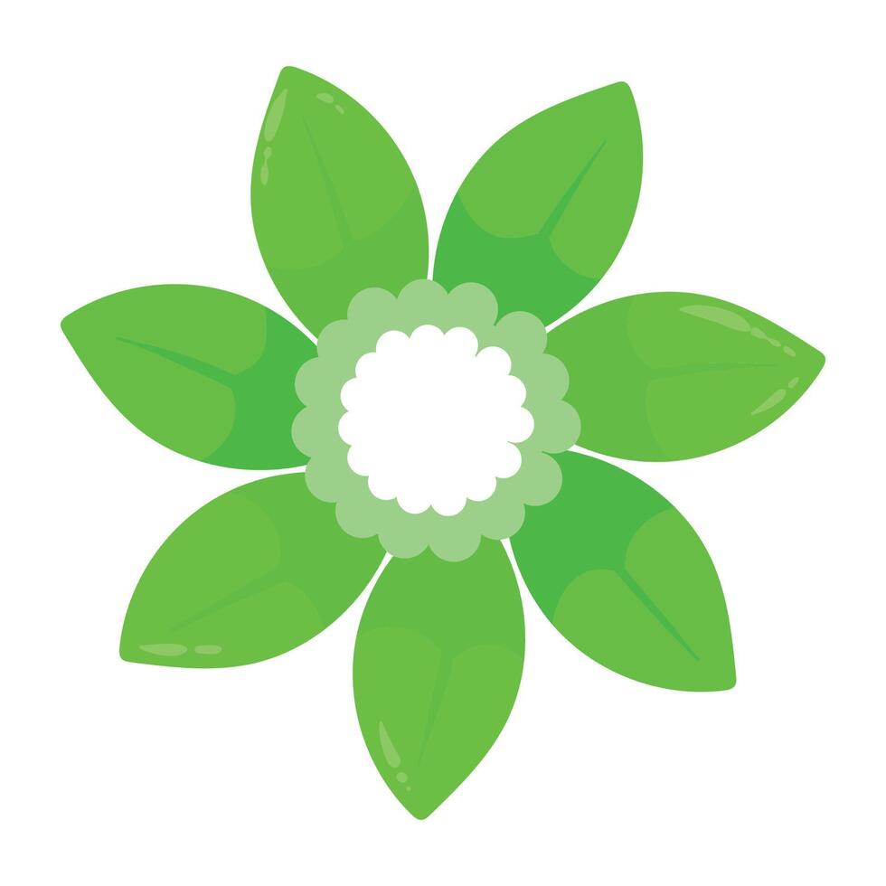hand drawn colorful flower illustration isolated on white background vector