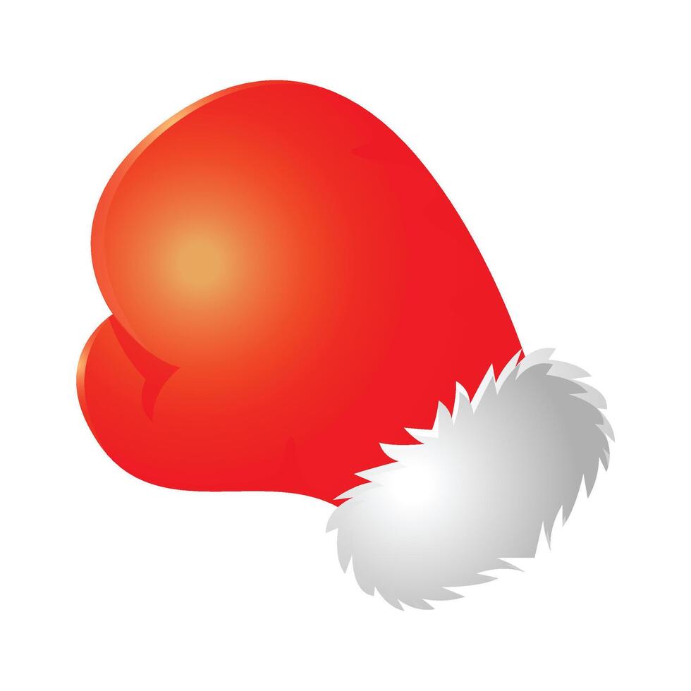 Christmas mitten icon illustrations on white background vector