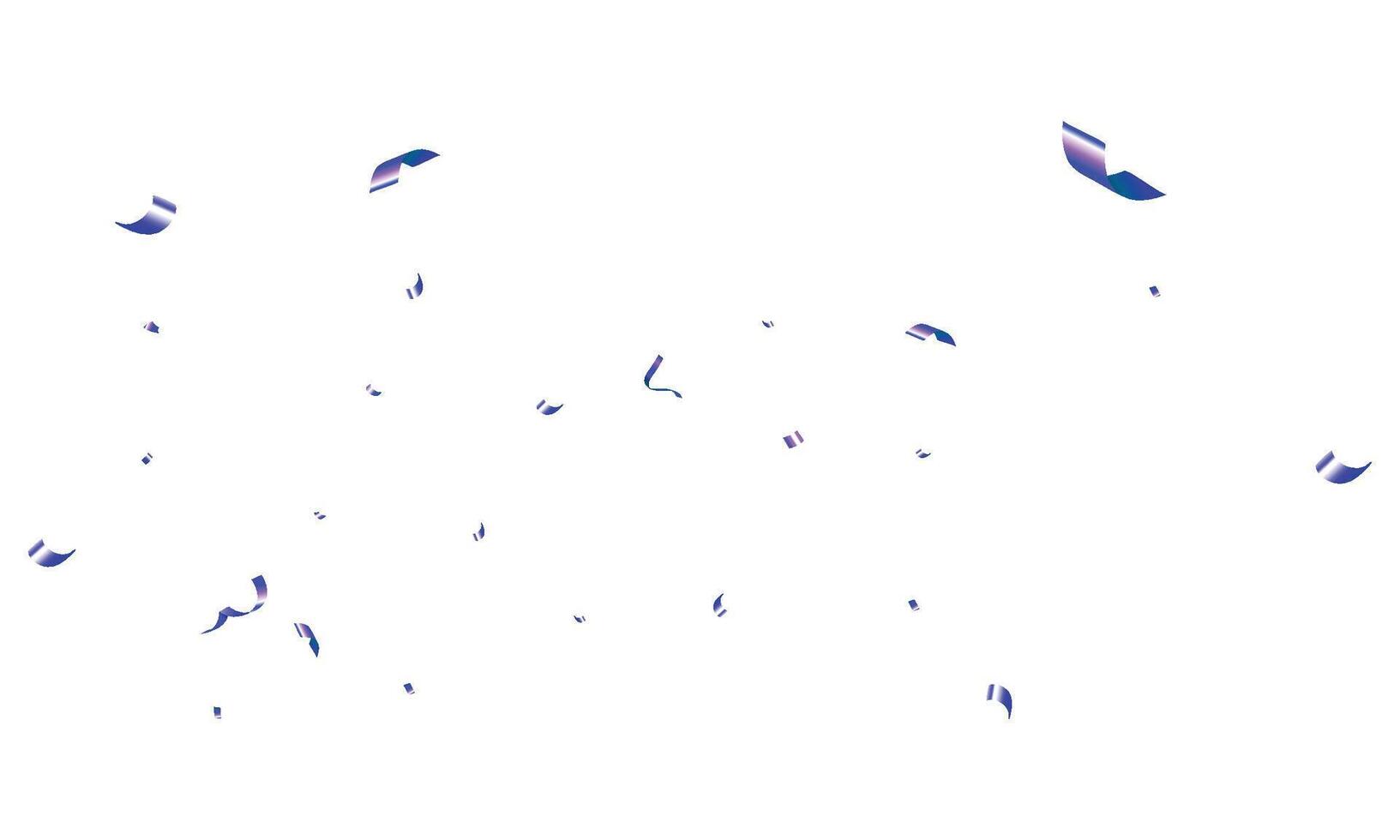 Flat design confetti background, Confetti celebration isolated illustration vector