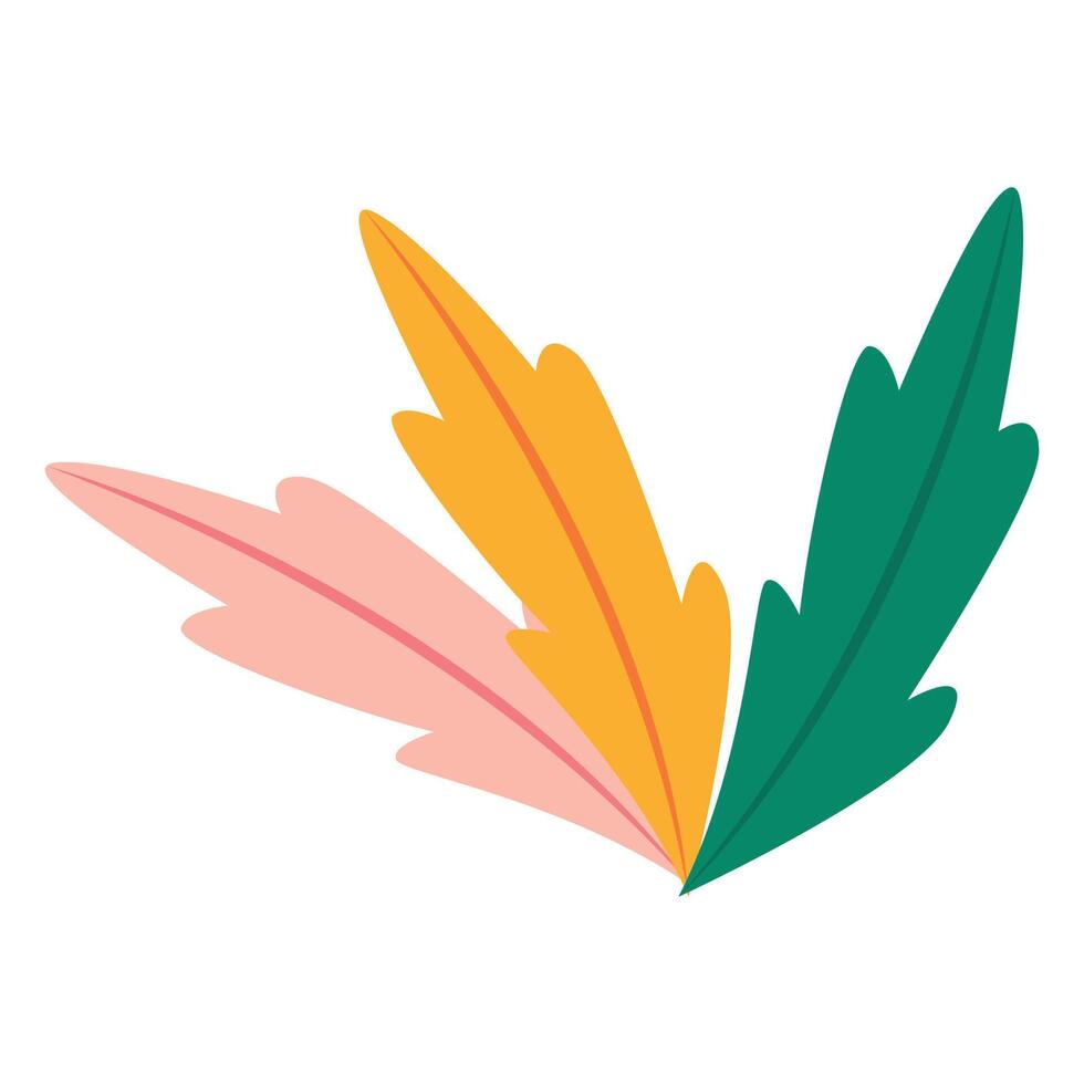 Hand drawn spring flower illustration isolated on the white vector