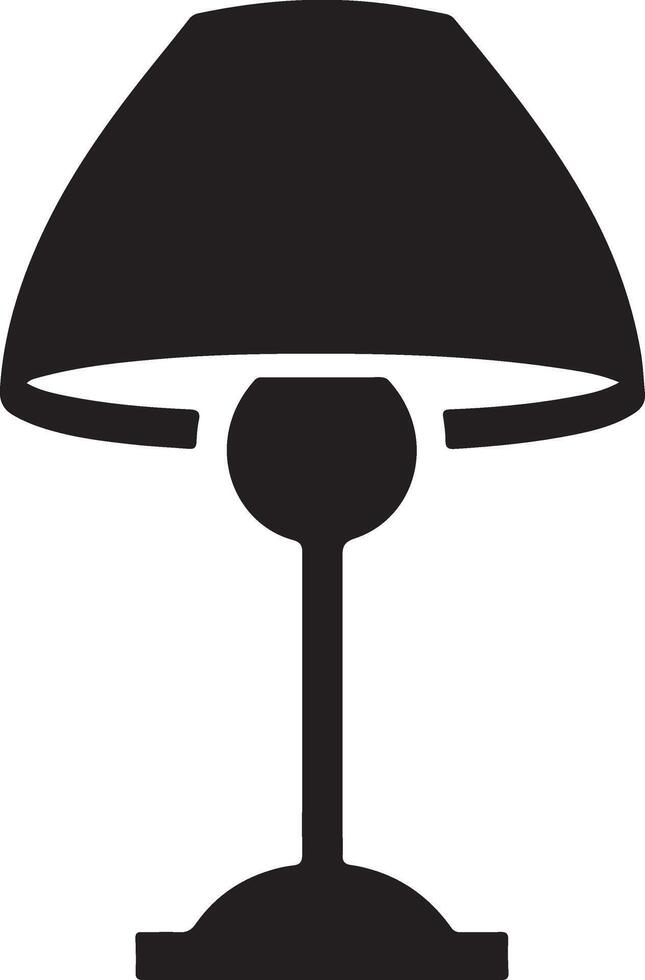 lamps for the home. Table lamp icons vector