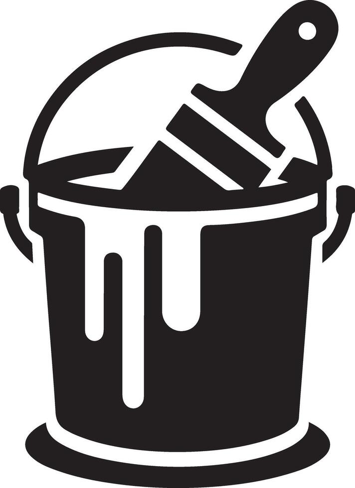 paint bucket icon icon.Editable stroke.linear style sign for use web design and mobile apps,logo vector