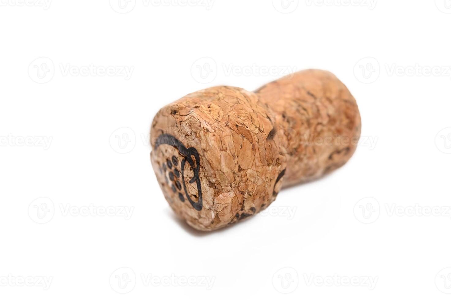 Corks from champagne bottle isolated,gold edition,silver edition photo