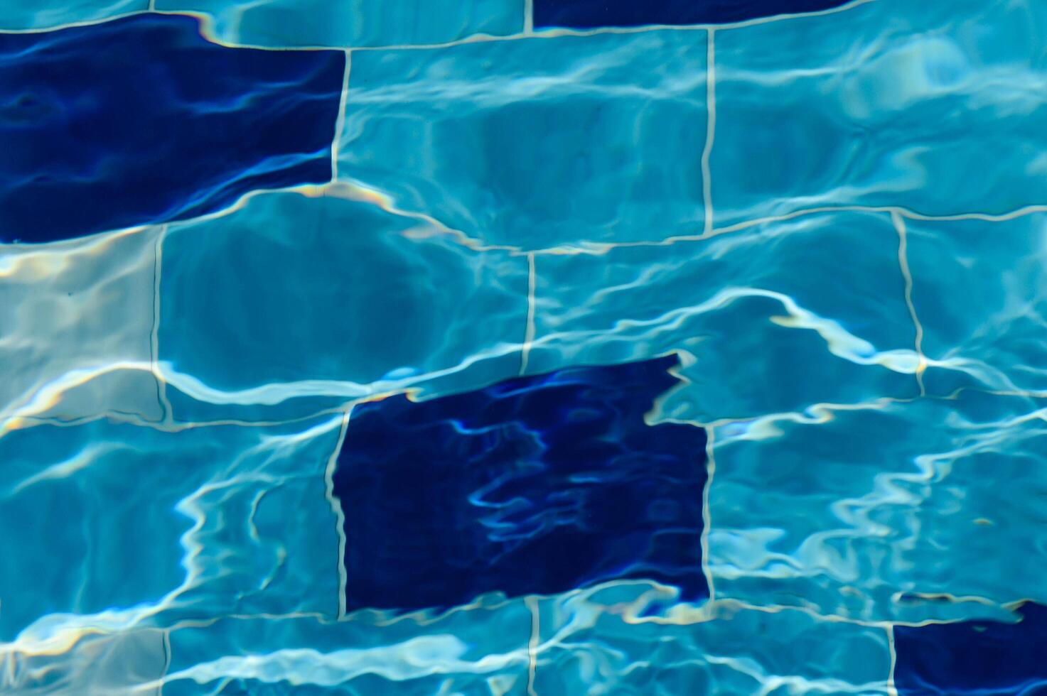 Water surface in vibrant blue photo
