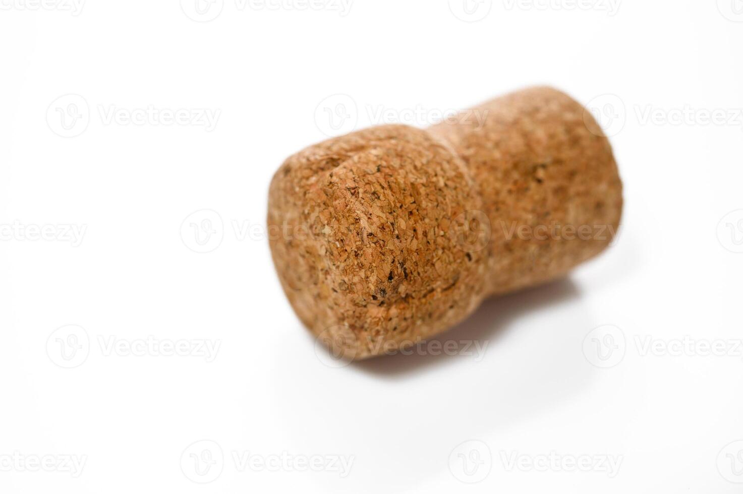 Happy new year champaign cork cap isolated on white. photo