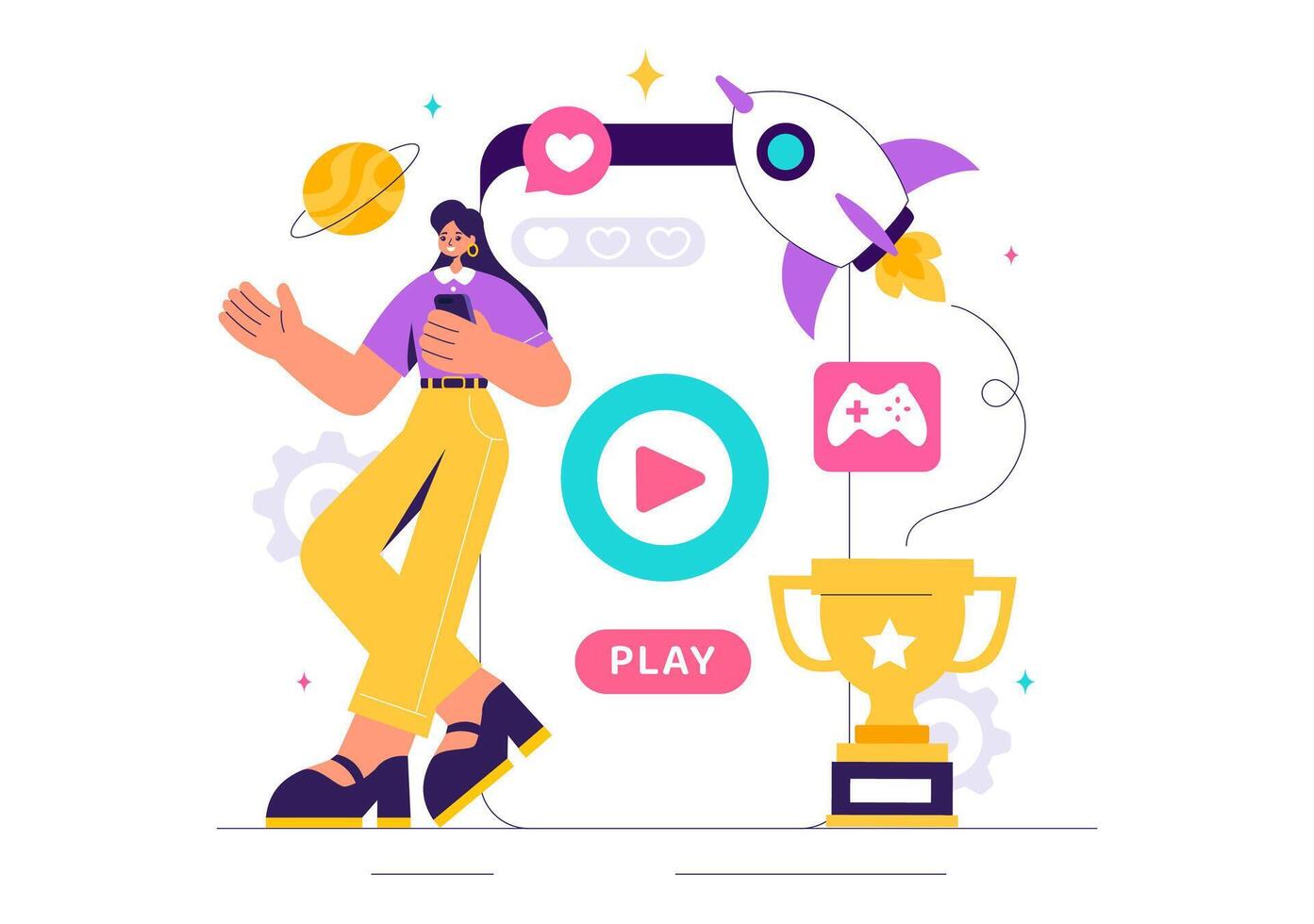 Get It On Play Store Vector Art, Icons, and Graphics for Free Download