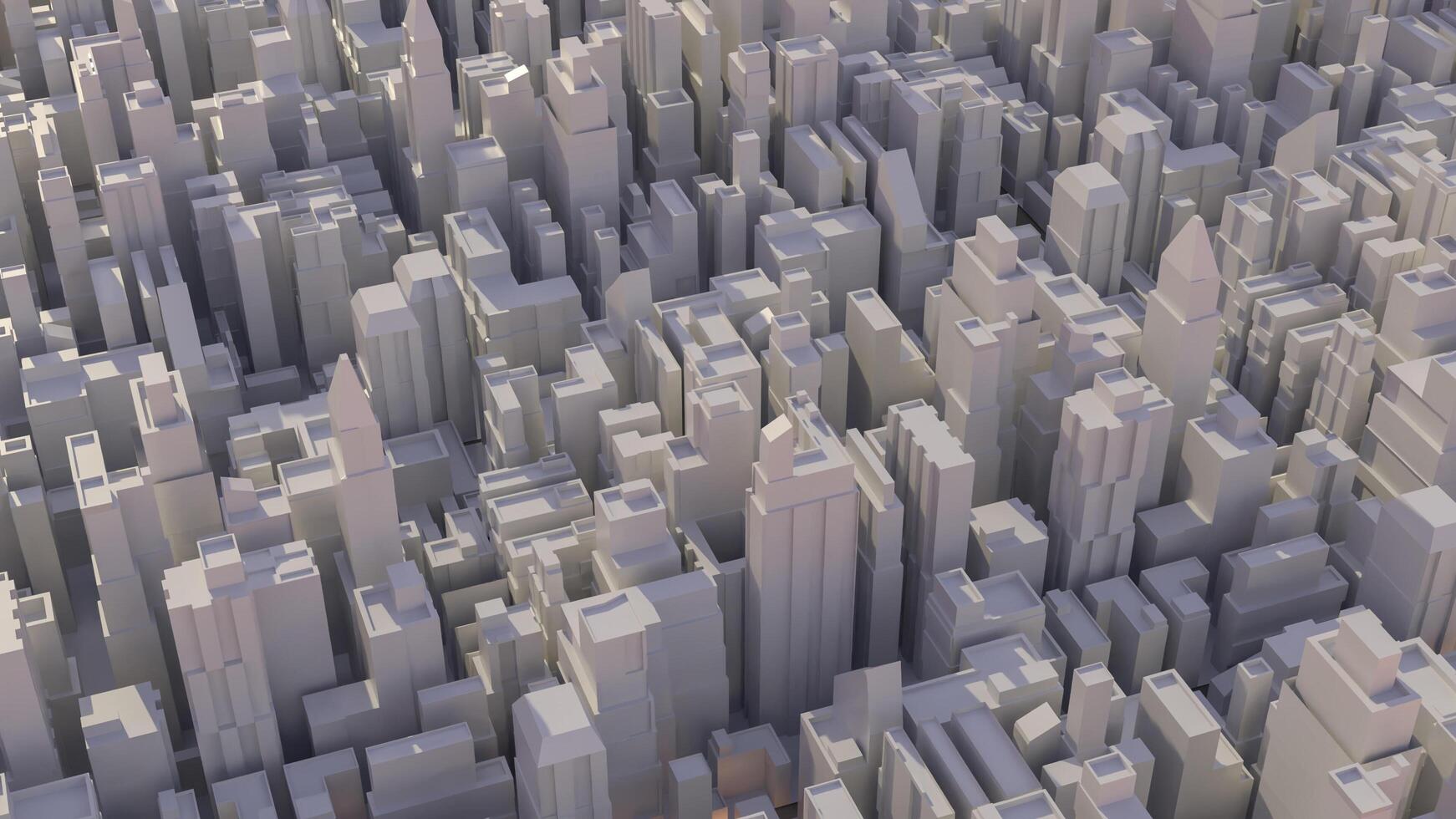 The city image for real estate or property concept 3d rendering. photo