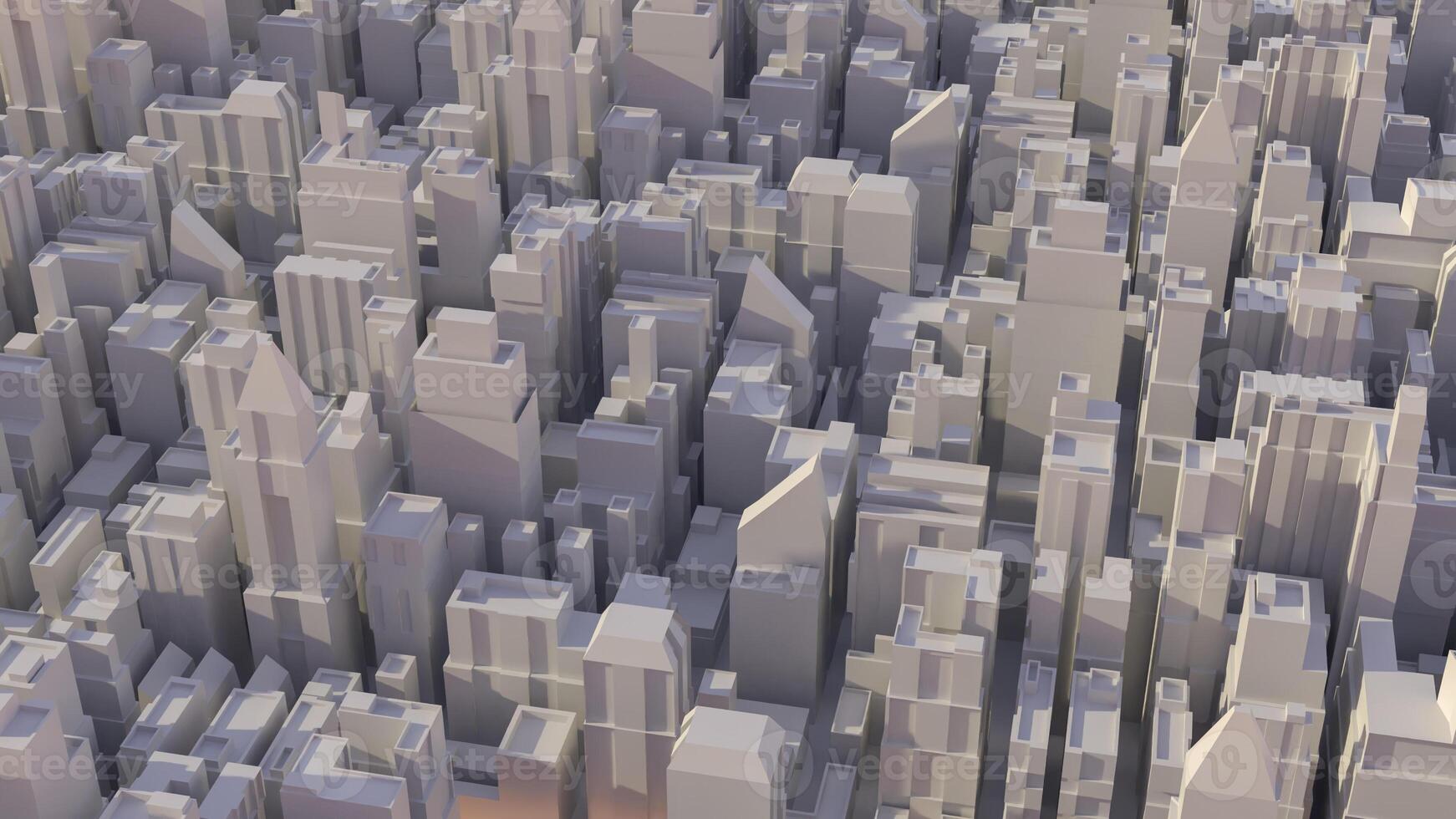 The city image for real estate or property concept 3d rendering. photo