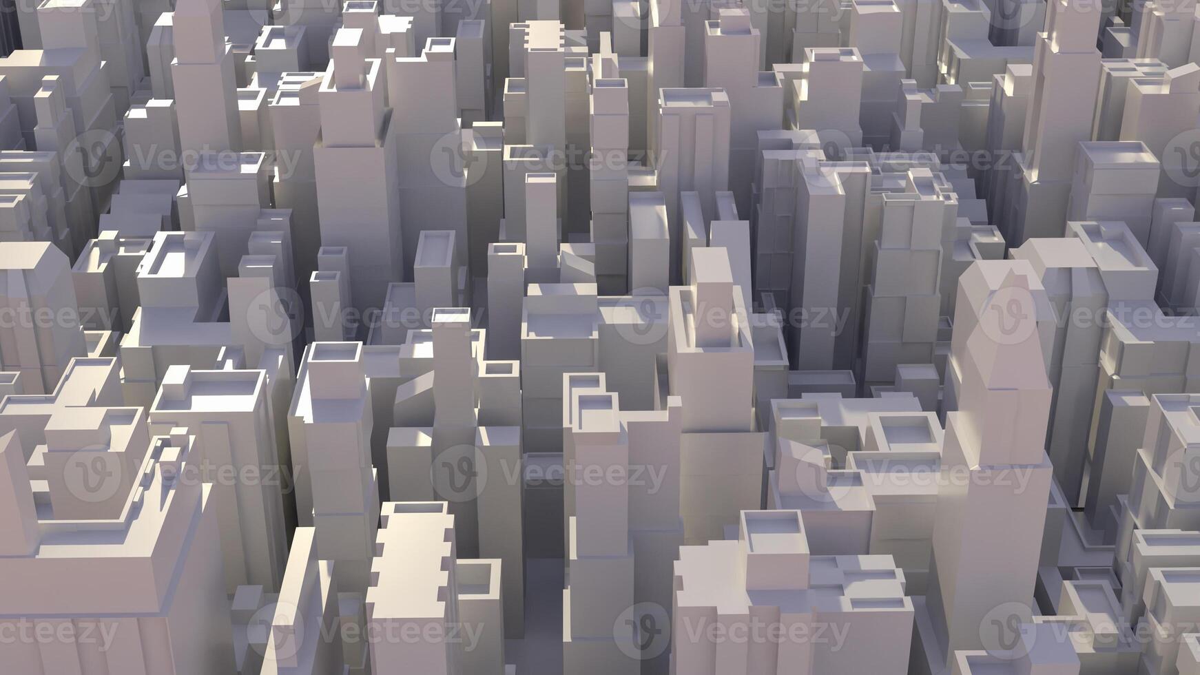 The city image for real estate or property concept 3d rendering. photo