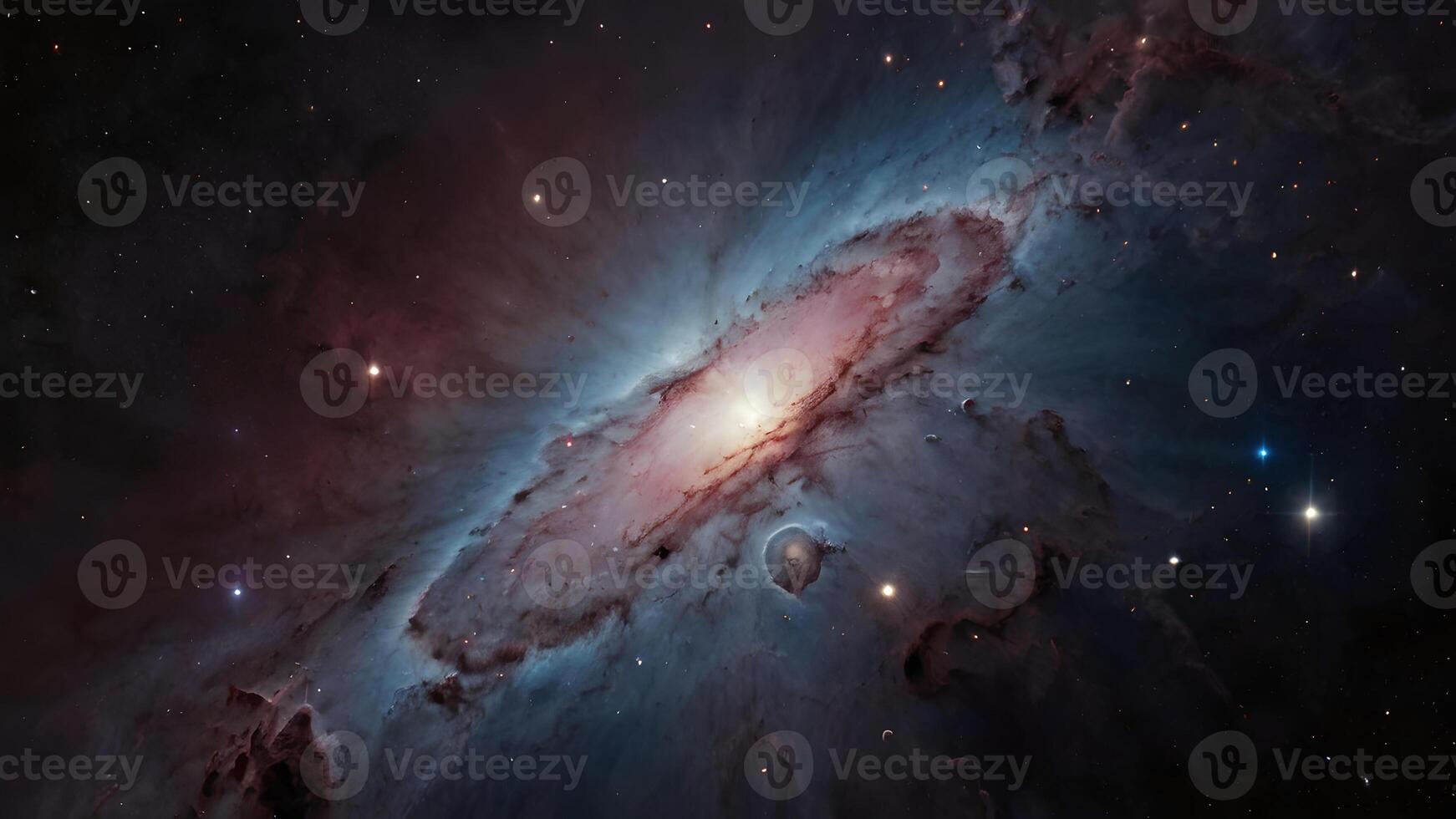 Cosmic Tapestry A Nebula's Breathtaking Dance in Deep Space photo