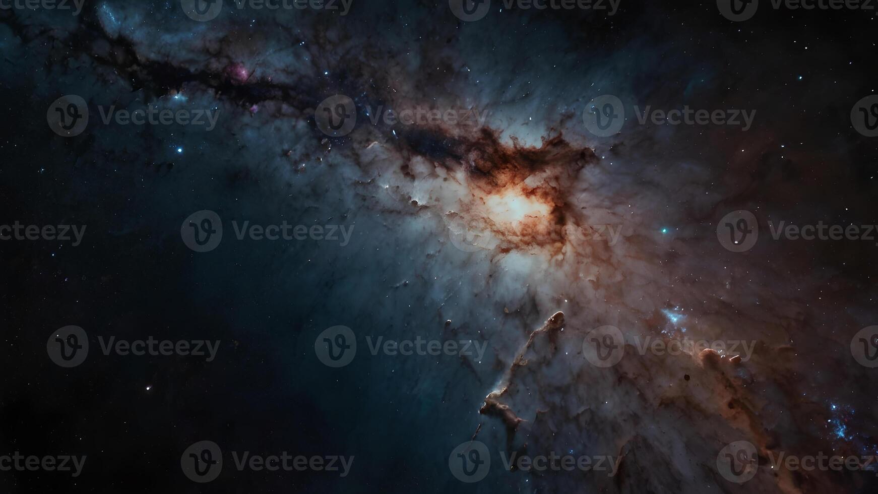 Cosmic Nebulae and Stars in Outer Space photo