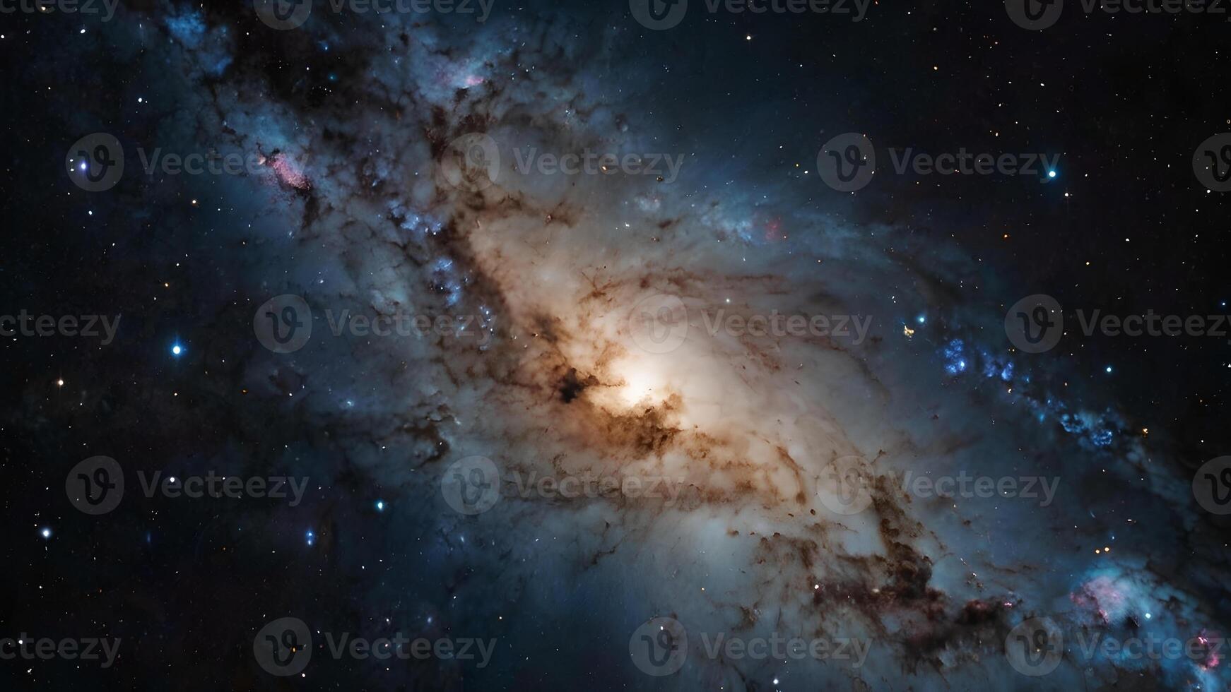 A Stunning View Of The Andromeda Galaxy In The Night Sky photo