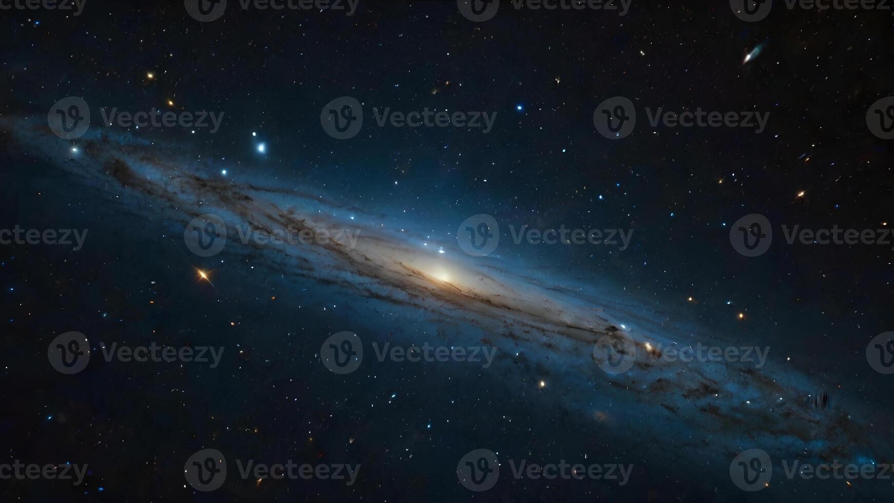 A Cosmic Tapestry Galaxy and Stars in Deep Space photo