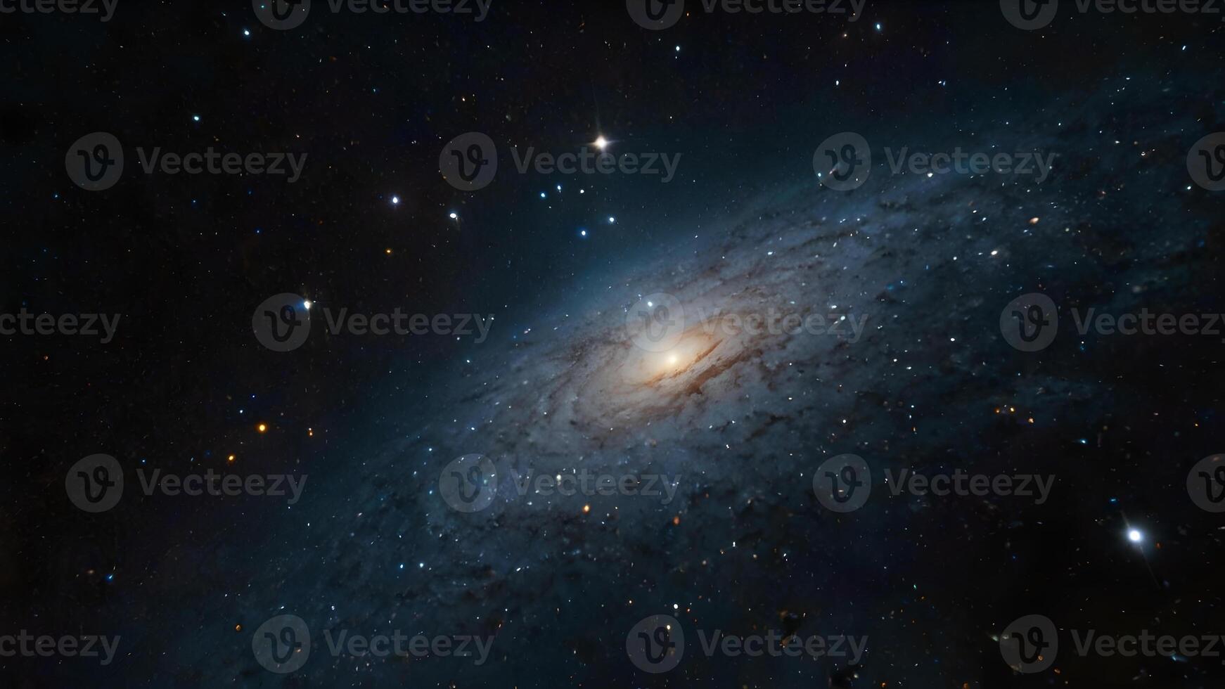 A Cosmic Tapestry of Stars and Galaxies photo