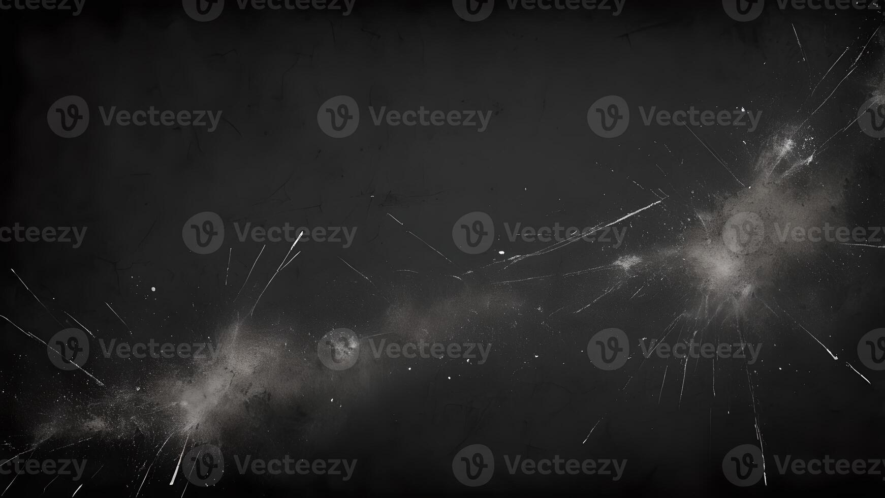 Abstract Black Grunge Background With White Dust And Scratches photo