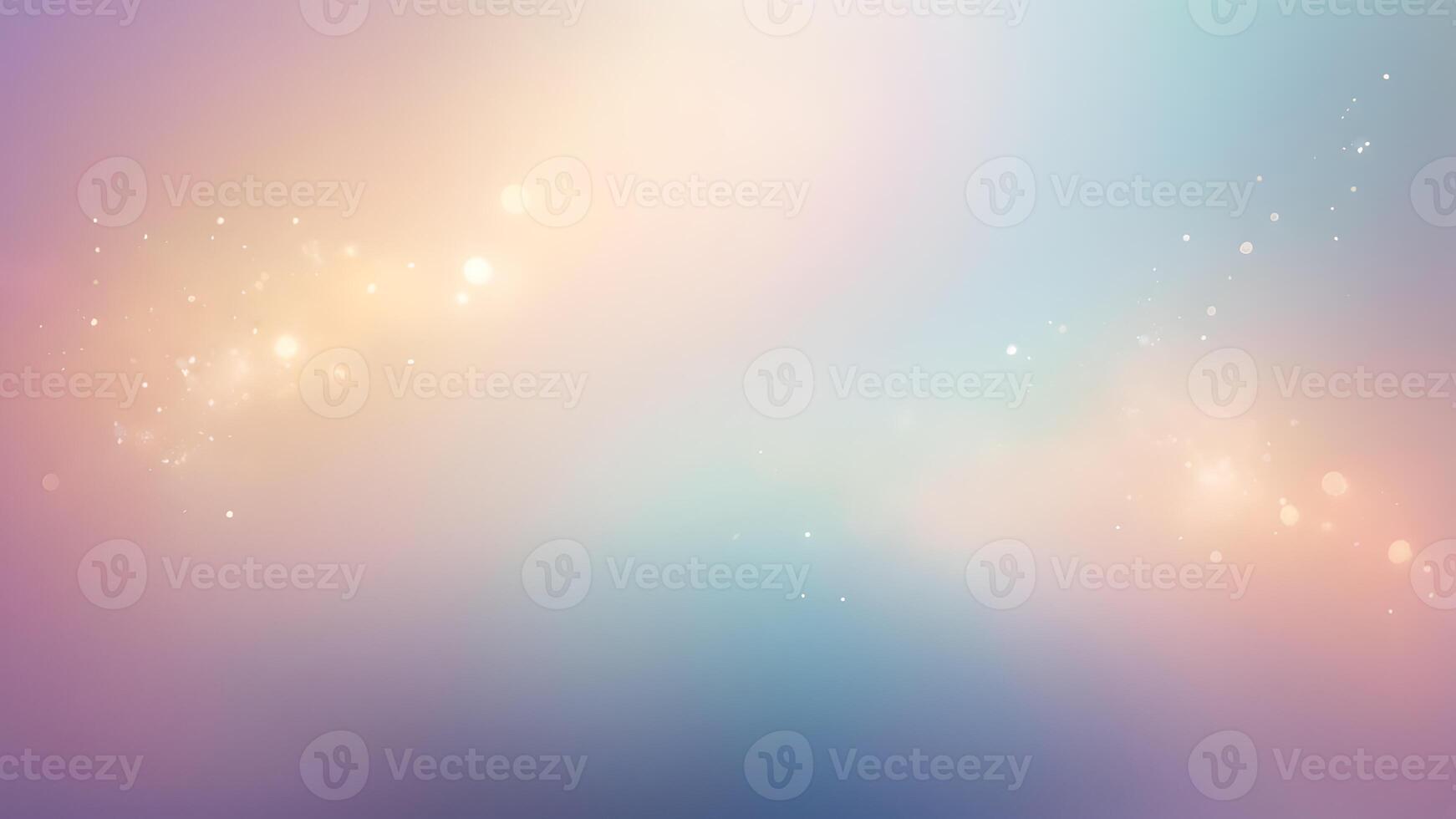 Abstract Light Blurred Background With Soft Pastel Colors And Sparkling Lights photo