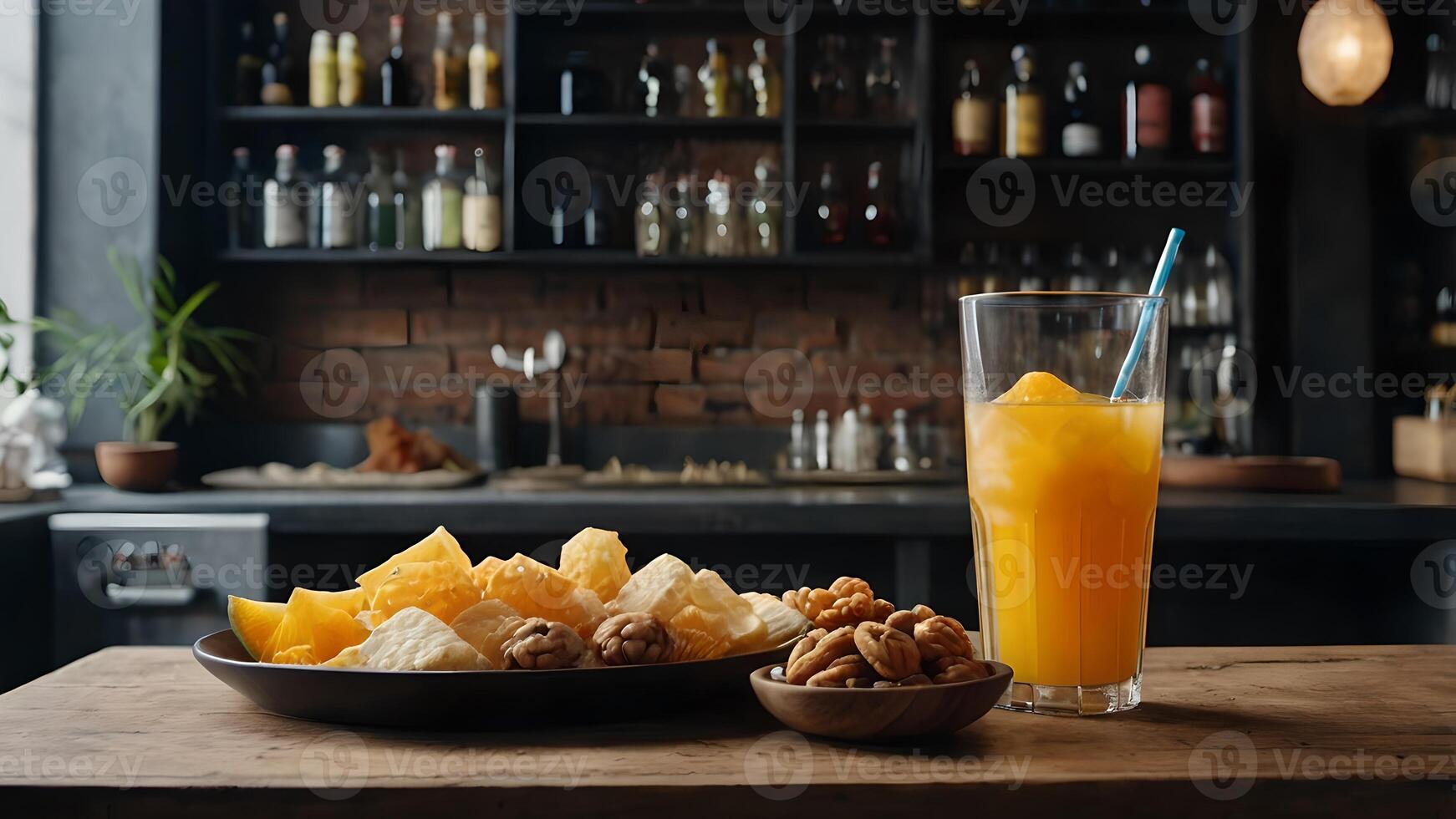 Delicious and Refreshing Snack and Drink Pairing for a Healthy Indulgence photo