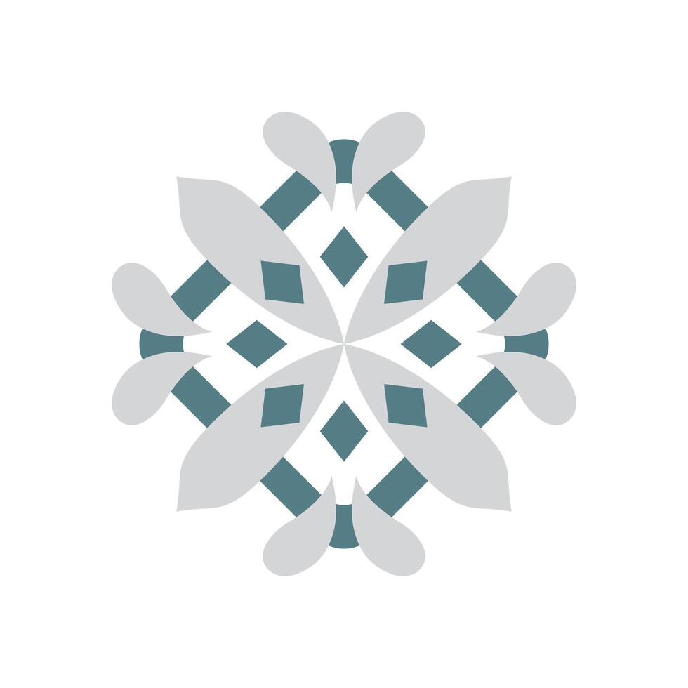 Beautiful geometric lace tile graphics and icons, pattern art and cutouts and totem design elements vector