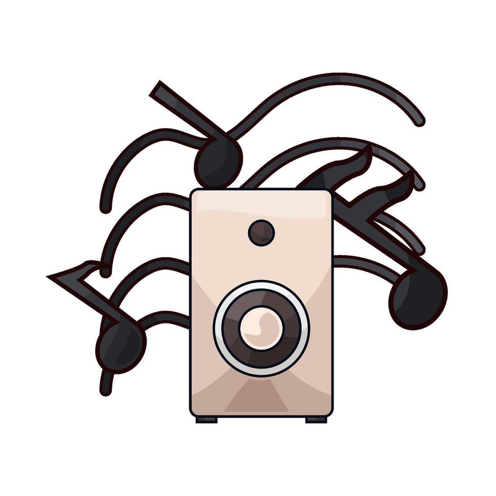 Illustration of Quality speakers vector