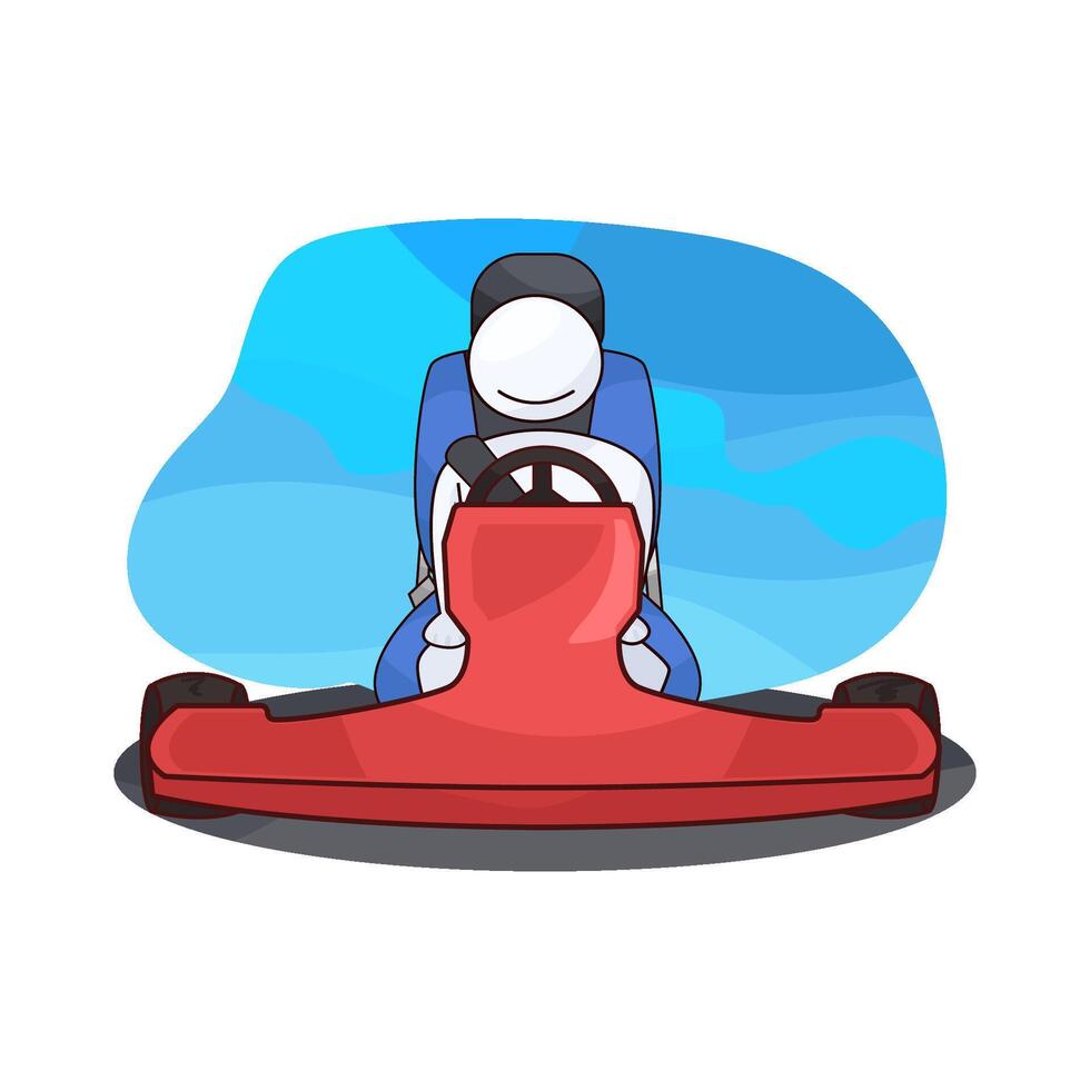 person drive cars vector
