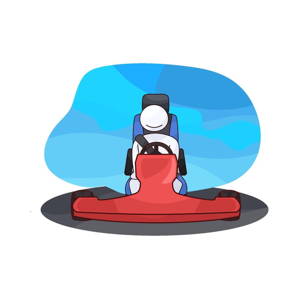people drive cars illustration vector