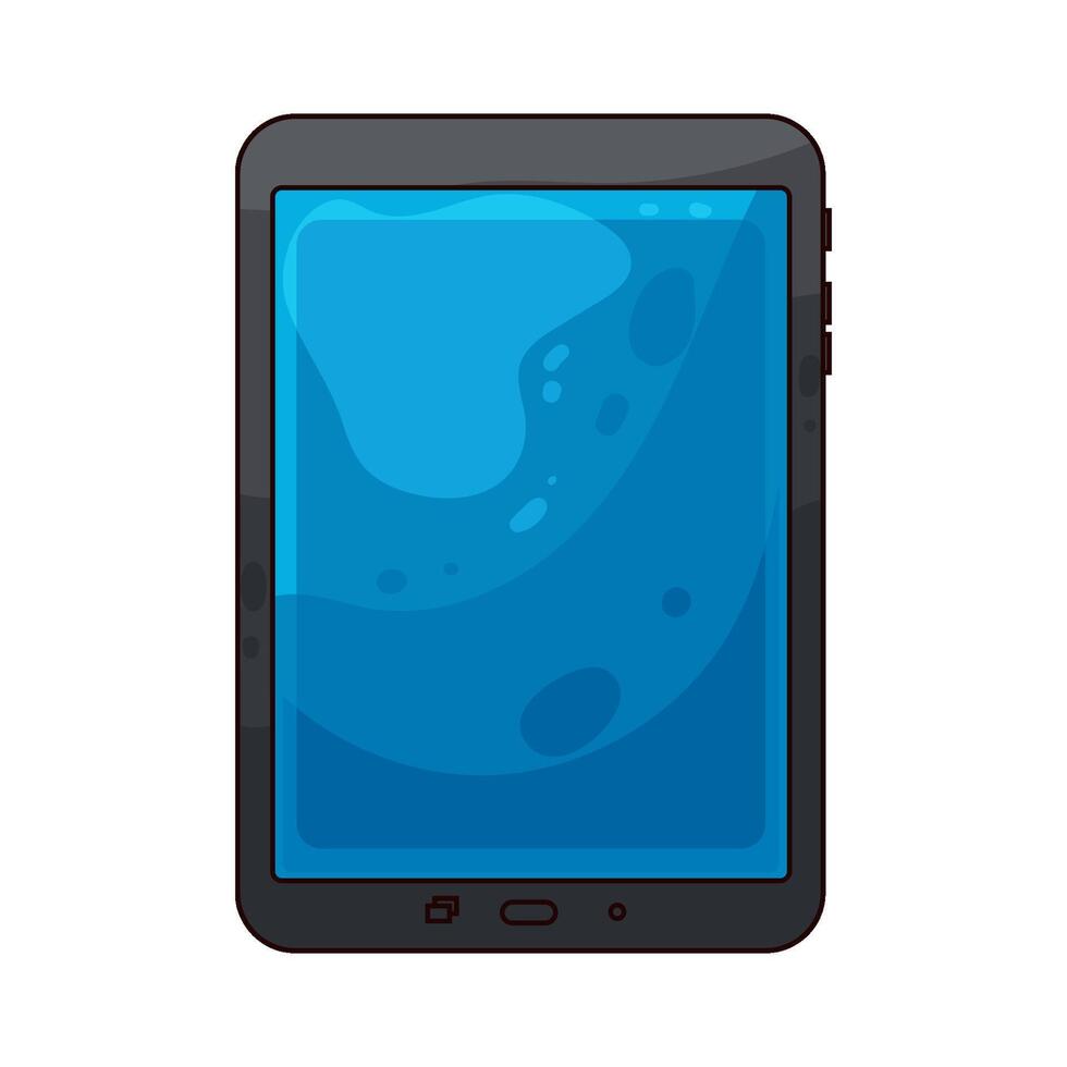 Illustration of pen tablet vector