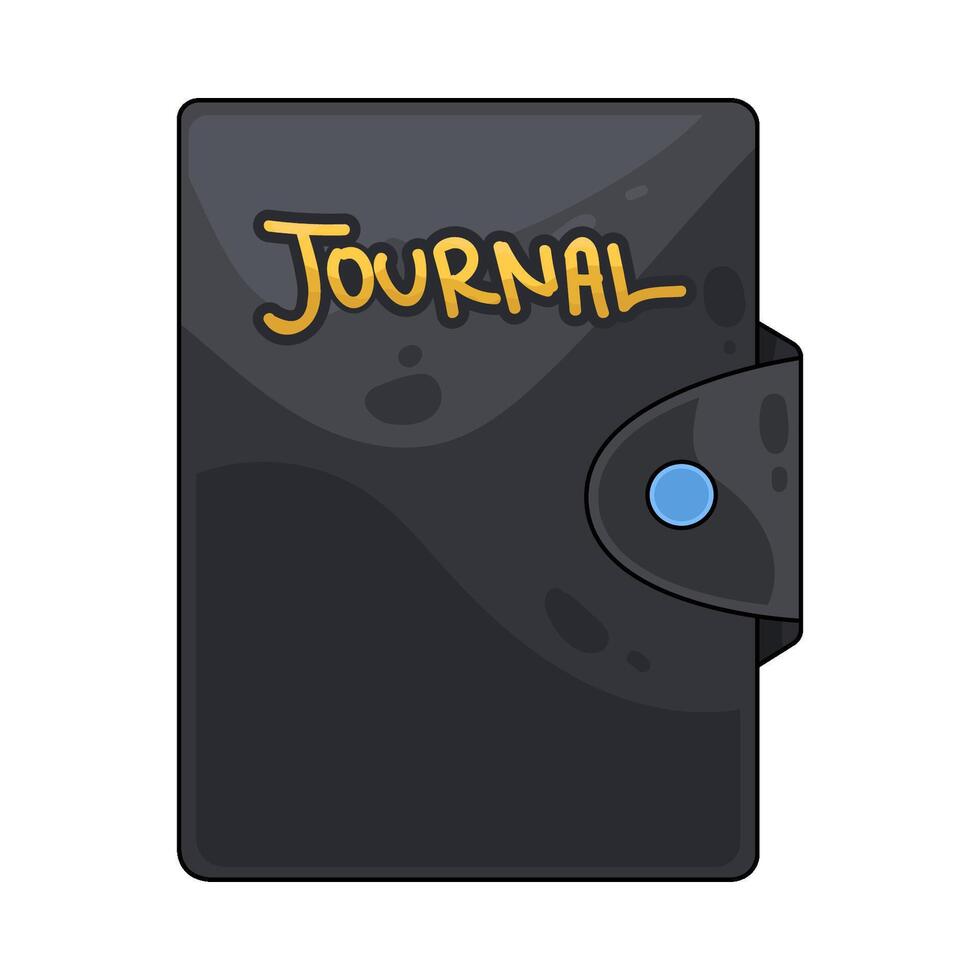 Illustration of journal book vector