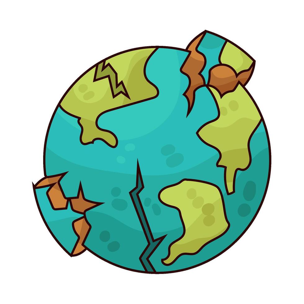 Illustration of earth vector