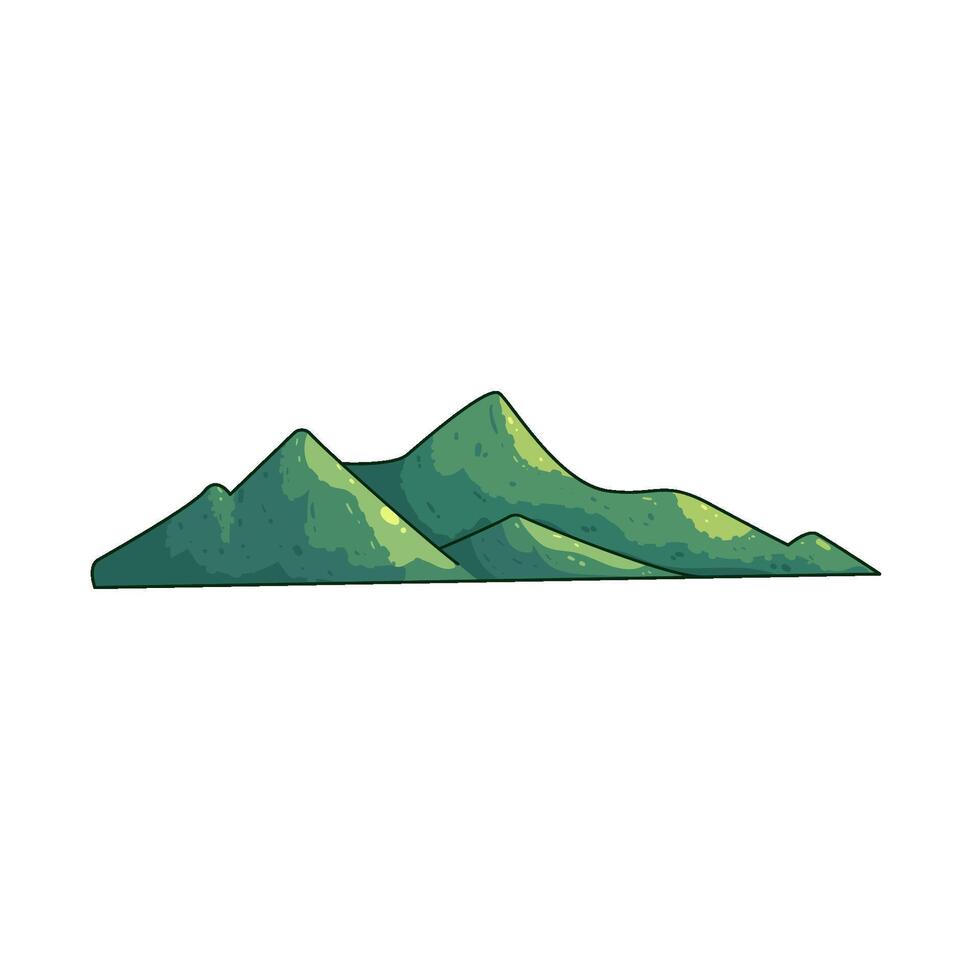 Illustration of mountain vector