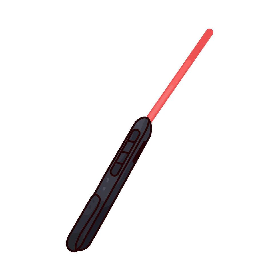 Illustration of laser pointer vector