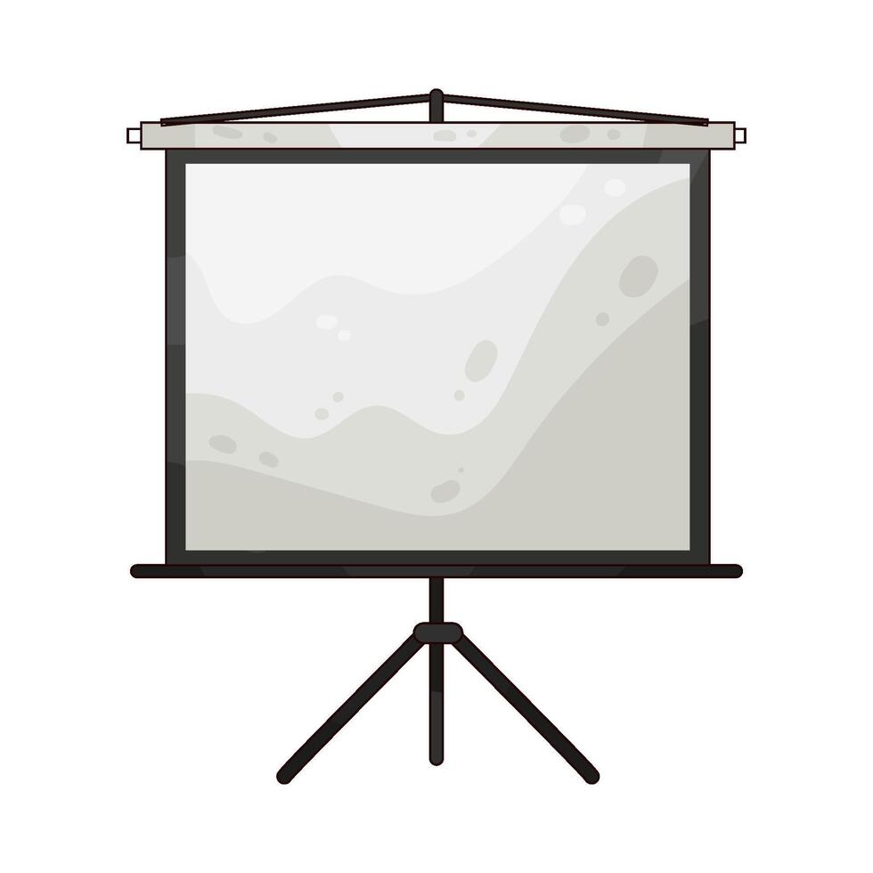 presentation board illustration vector