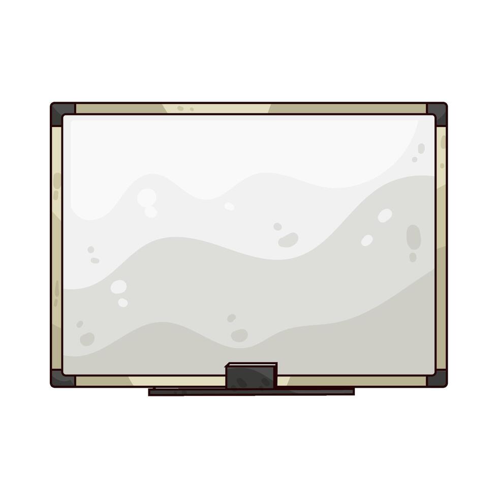 Illustration of whiteboard vector